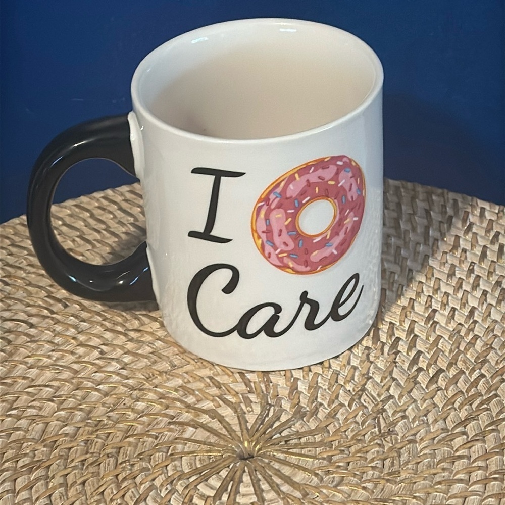 Spencer Gifts I Donut Care Mug Coffee Tea 11oz Mug